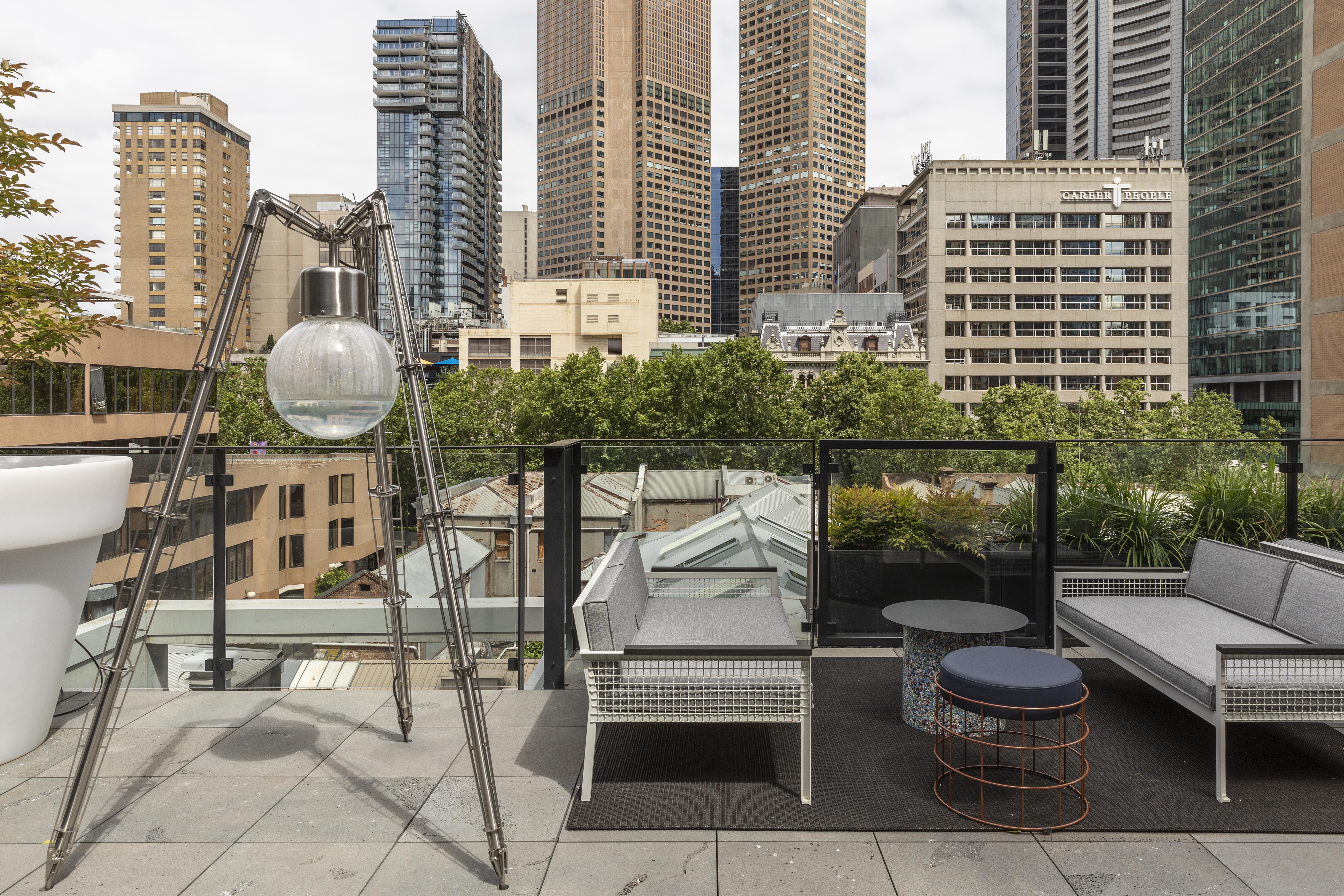 Lancemore Crossley St. Melbourne Hotel Exterior photo The rooftop pool at the Hotel